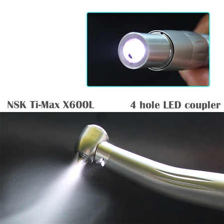 NSK Ti-Max X600L Push Button LED High Speed Standard Head Handpiece 